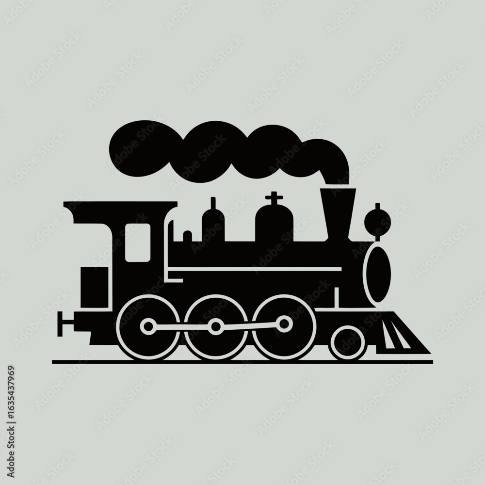 Naklejka premium train vector illustration