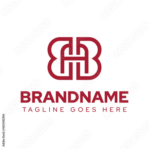 Letters BAB Monogram Logo, for BA AB BAB BBA ABB Initials
