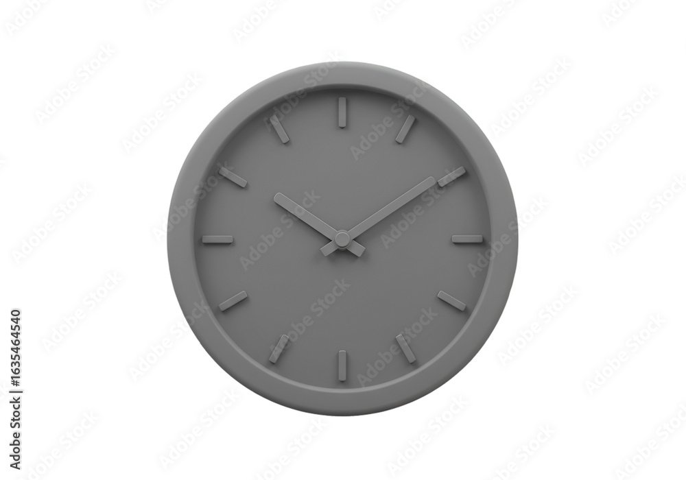 custom made wallpaper toronto digitalGray Analog Clock Isolated on Transparent Background Illustration