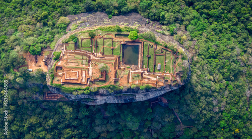 Billede på lærred Sigiriya, Dambulla, Sri Lanka, ancient rock fortress, wonders of the world, amaz