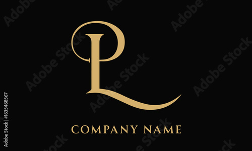 LP, PL Alphabets Letters Logo Monogram, 5000x3000 Pixels, 300dpi