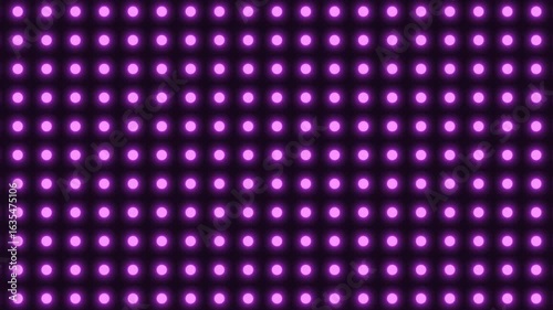 Dynamic Neon Geometric Animation Background with Repetitive Shapes and Glowing Pattern