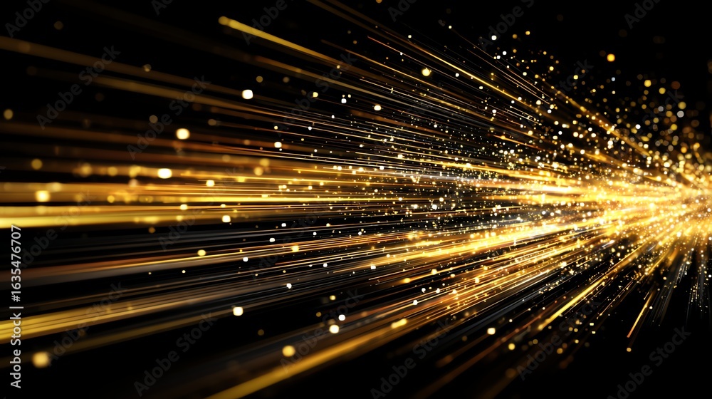 Fototapeta premium Vibrant digital streaks suggesting data transfer and speed Business background.