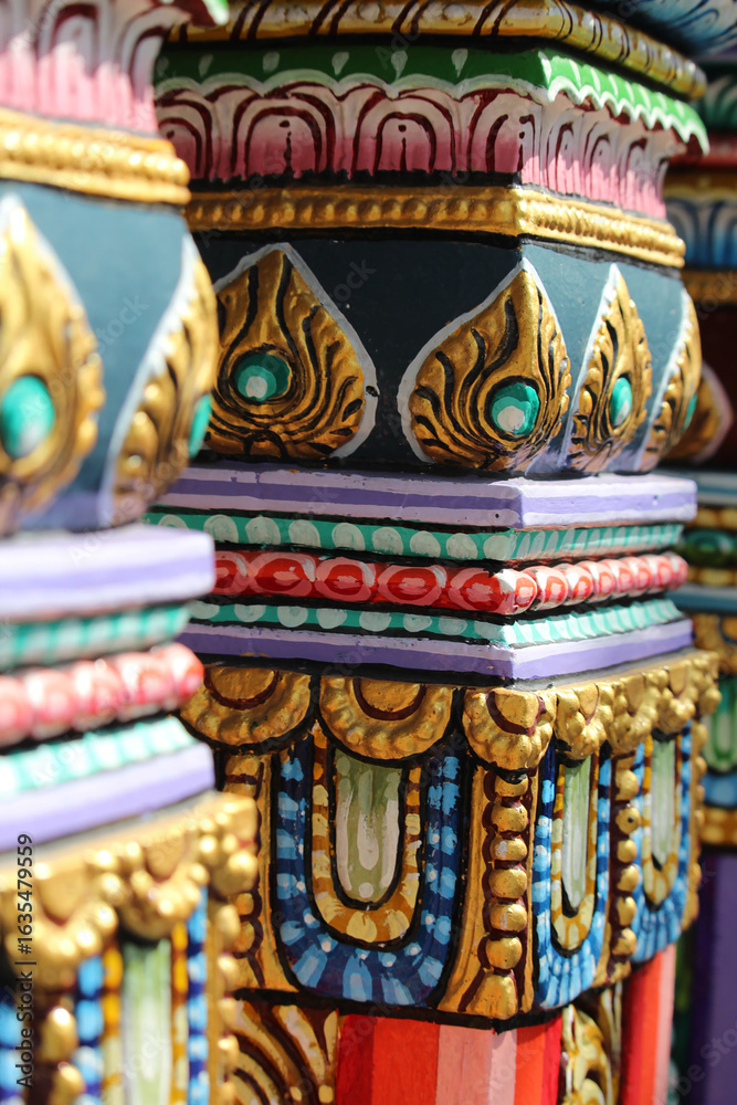 Fototapeta premium Colorful Hinduism temple