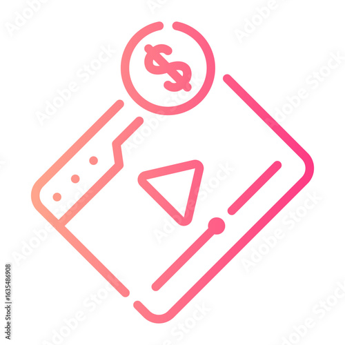 paid content gradient icon