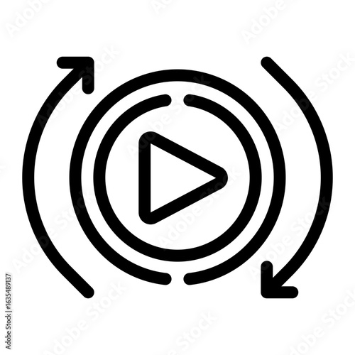 sync line icon