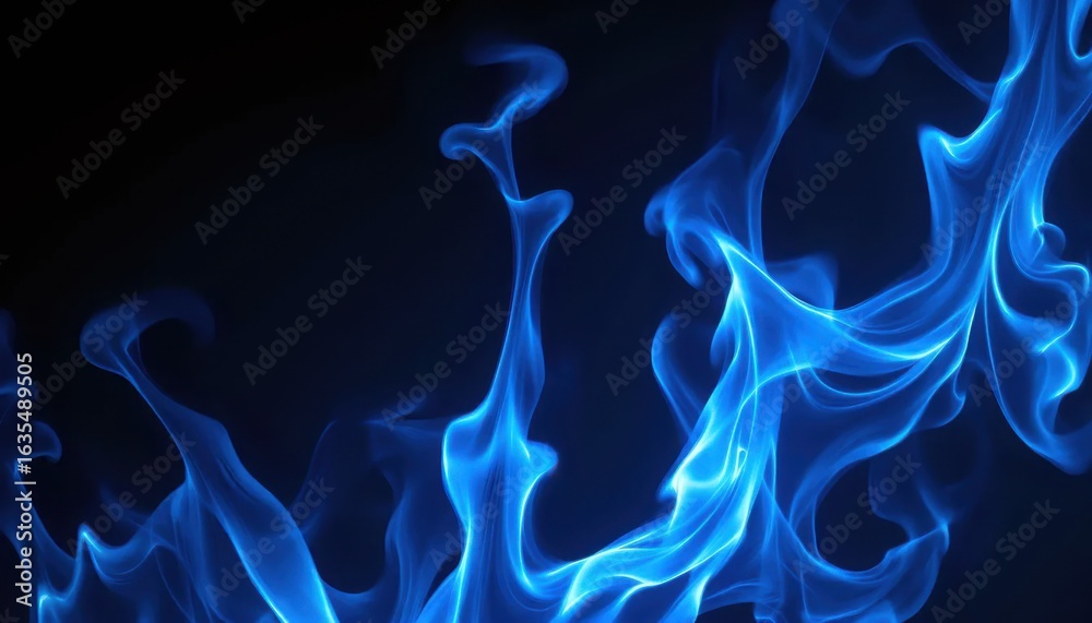 Fototapeta premium A dark blue smoke background with a black background