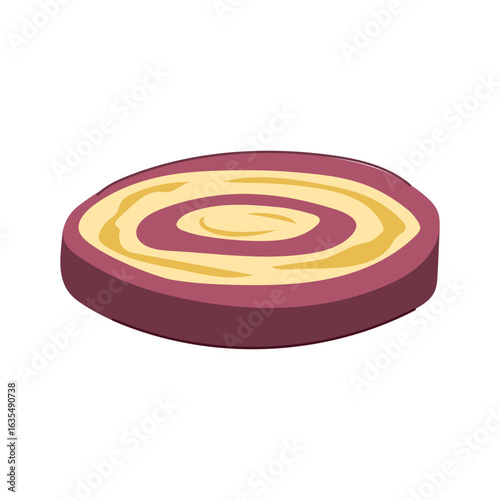shortbread biscuit cookie cartoon vector illustration