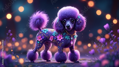 Fantastical Poodle for a Fairytale or Fantasy Theme
