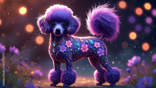Fantastical Poodle for a Fairytale or Fantasy Theme