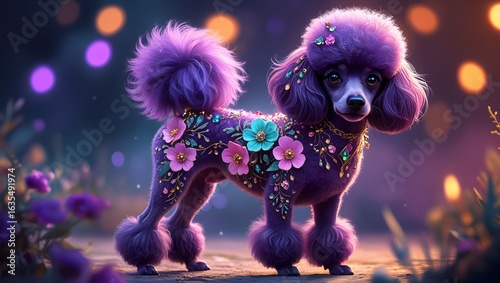 Fantastical Poodle for a Fairytale or Fantasy Theme