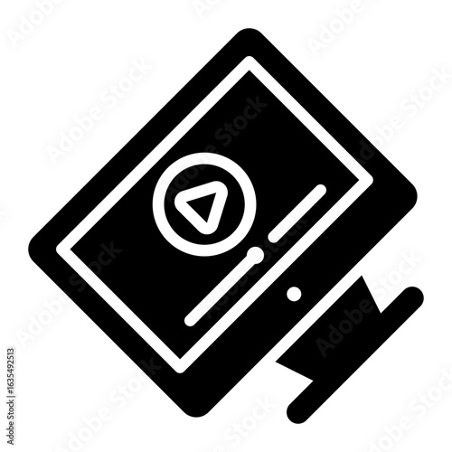 video glyph icon