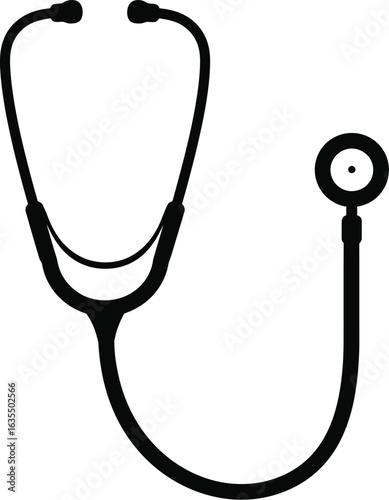 crisp clean stylish elegant modern detailed professional high quality Medical Device Icon on Transparent Background silhouette