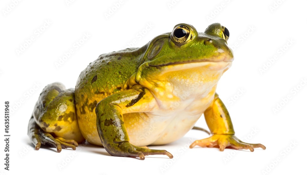 Fototapeta premium Frog, side view, detailed