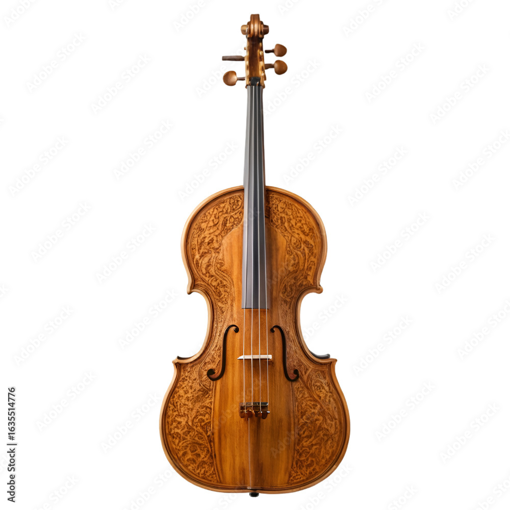 Naklejka premium violin isolated on white