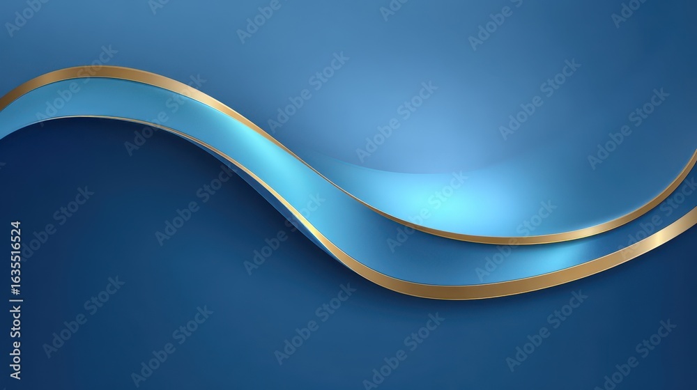 custom made wallpaper toronto digitalAbstract blue waves with golden accents create a smooth flowing design