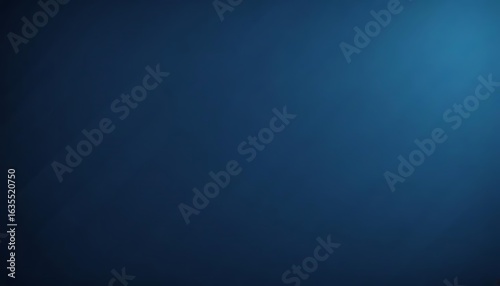 Abstract Deep Blue Gradient Background with Subtle Light Corner