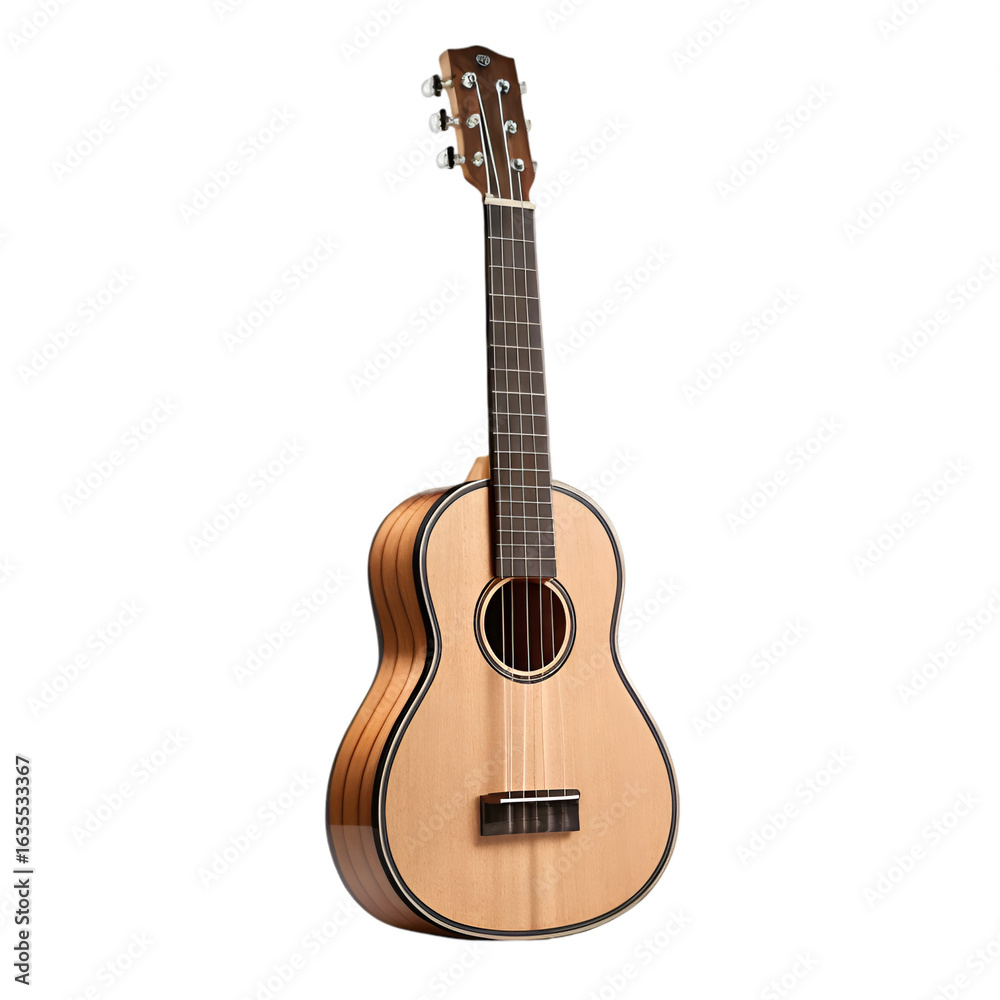 Fototapeta premium acoustic guitar isolated on white
