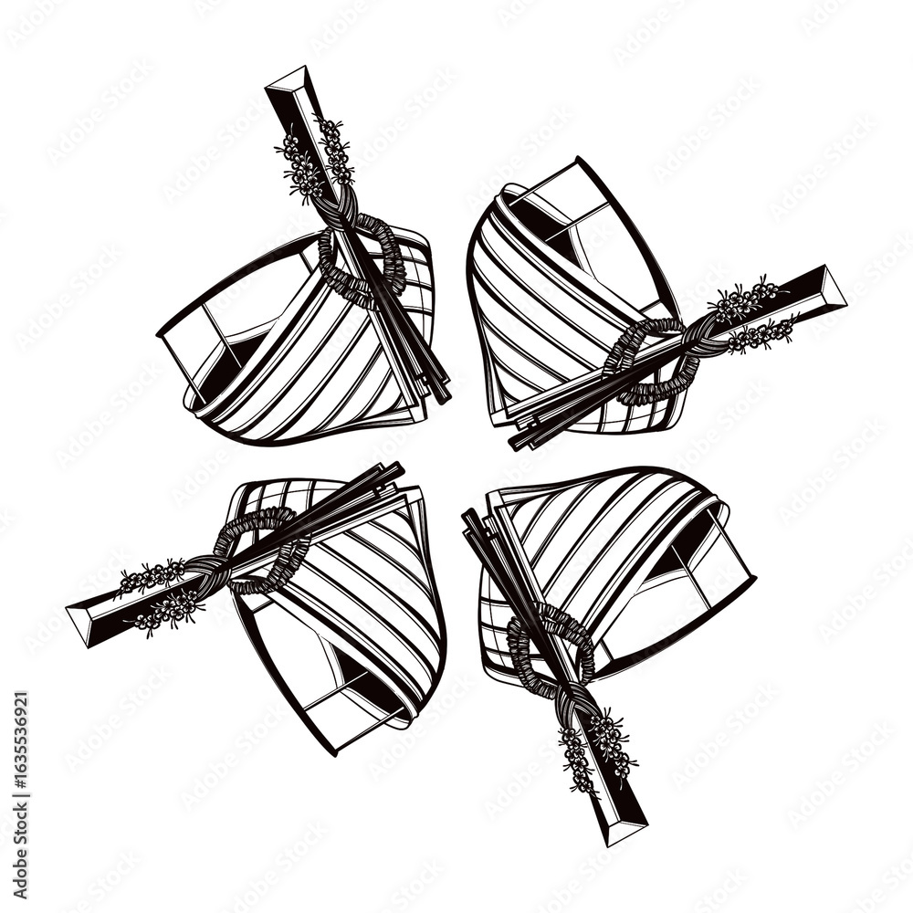 Fototapeta premium “Long-headed boat” Southern wisdom