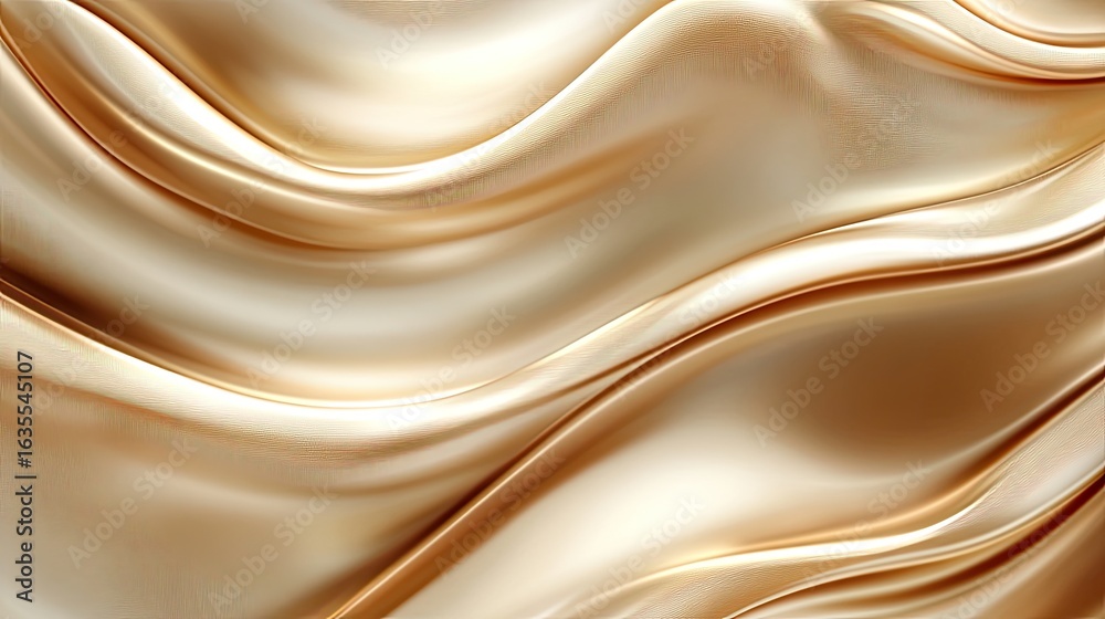Obraz premium Golden Silk Drape Background.