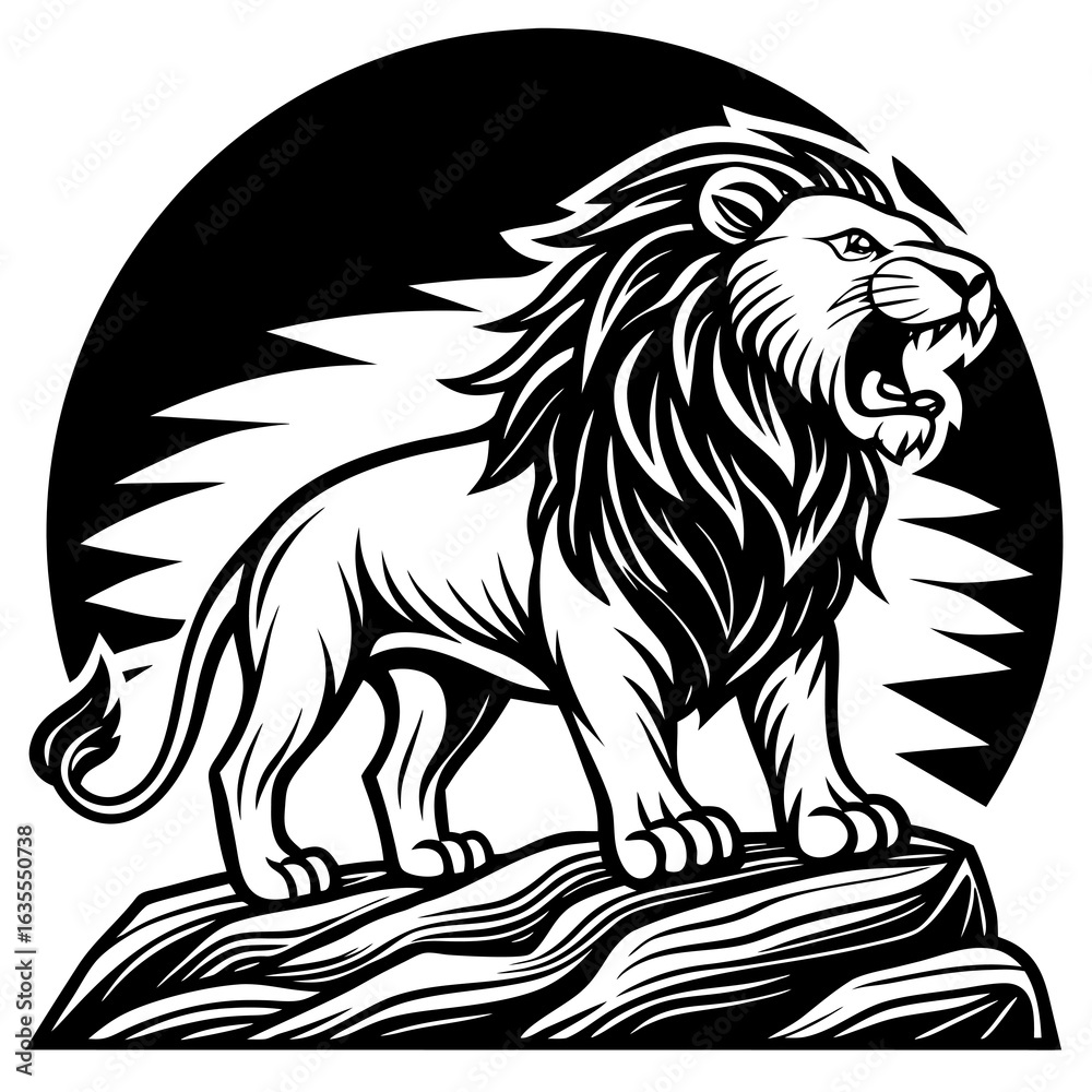 Obraz premium lion image