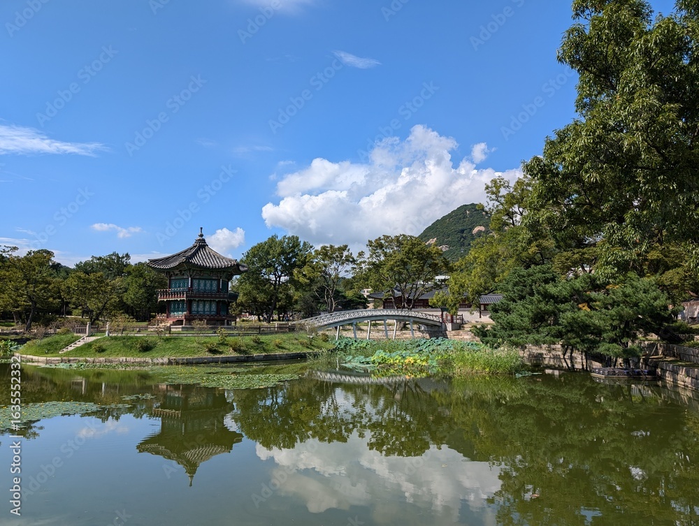 Fototapeta premium Gyeongbokgung Palace, Seoul, South Korea
