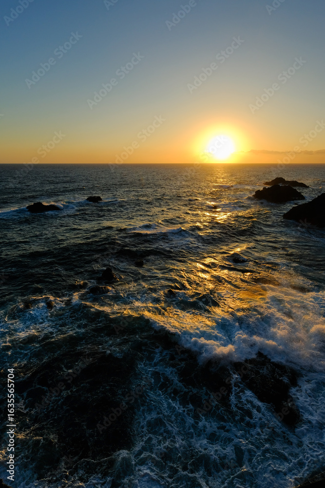 Obraz premium 海 夕陽