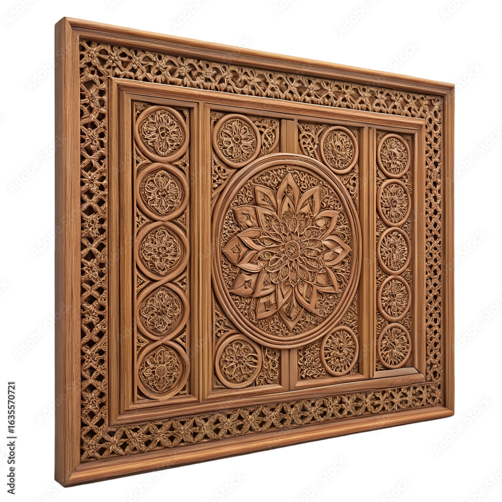 Obraz premium decorative ornament on white background