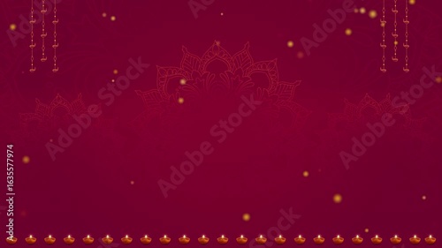 Lotus flowers indian festivals diwali background. wedding invitations, holidays. ornamental decoration Luxury mandala.