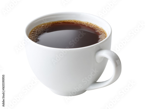 Wallpaper Mural A steaming cup of black coffee isolated on black background, Isolated On White Background, Png Transparent Torontodigital.ca