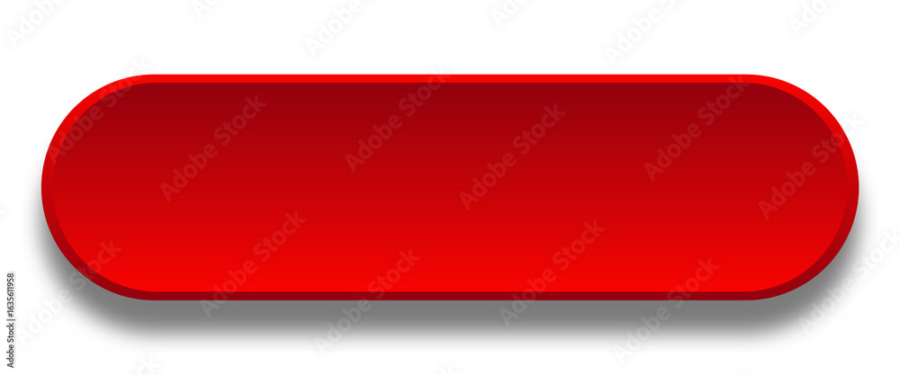 3d Red Rounded Rectangle Button with Drop Shadow on Transparent Background for Website, Application, UI, Ux Design. 3d Red Rounded Rectangle Button with Drop Shadow on Transparent Background for Website, Application, UI, Ux Design.