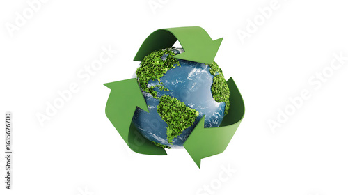 Fototapeta Naklejka Na Ścianę i Meble -  Green Earth Recycling Planet Nature Sustainability Eco-Friendly