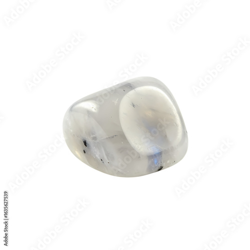 Moonstone Tumbled Stone: Polished Crystal Gem for Healing and Meditation