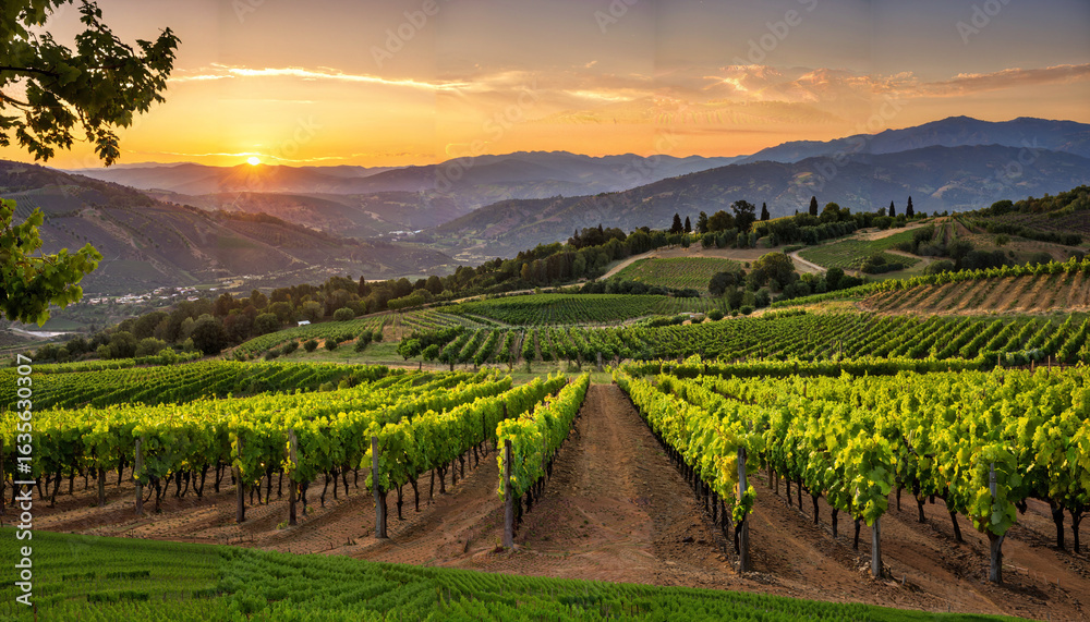 Fototapeta premium Le paysage champêtre