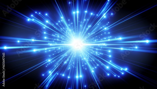 テクノロジーを感じるスタイリッシュな画像、ネットワーク、電気、光  generated by AI	