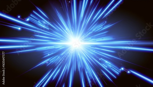 テクノロジーを感じるスタイリッシュな画像、ネットワーク、電気、光  generated by AI	