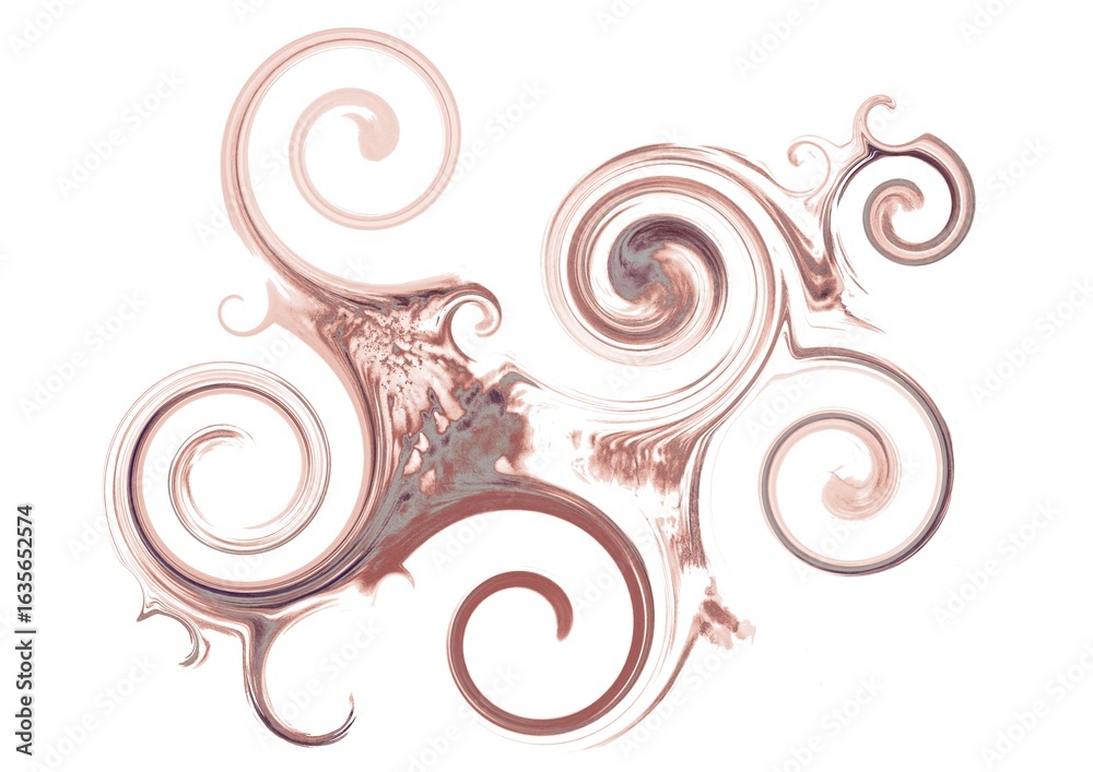 Fototapeta premium Fantasy Swirl – Ornamental Abstract Shape