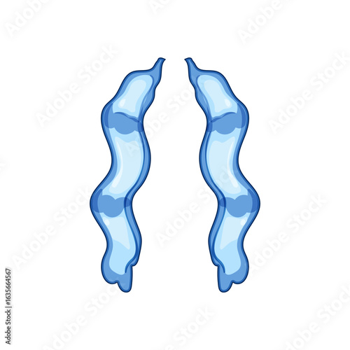 weep cry cartoon vector illustration