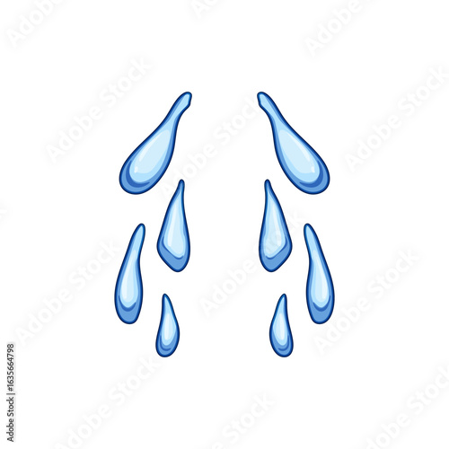 distress cry cartoon vector illustration