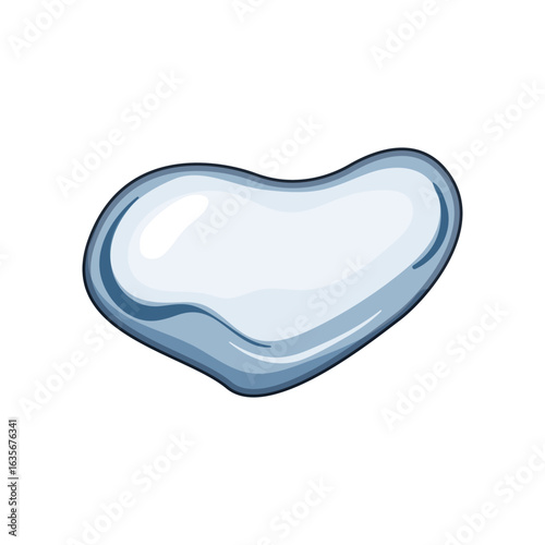 dew water drops cartoon vector illustration