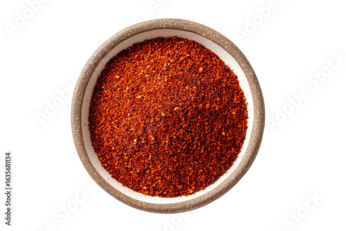 Fototapeta Naklejka Na Ścianę i Meble -  Small bowl filled with red spice