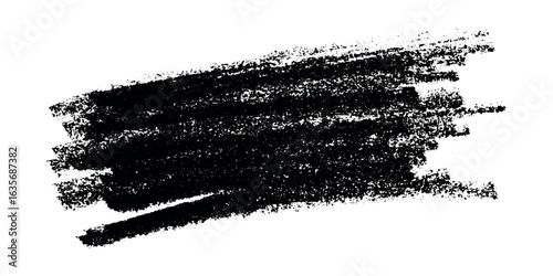 Brush paint stroke texture swatch Hand painted background Ink scribble dab clipart Paint smudge for tags and stamps design