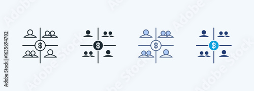 Market Segmentation Multiple Style Icon Collection