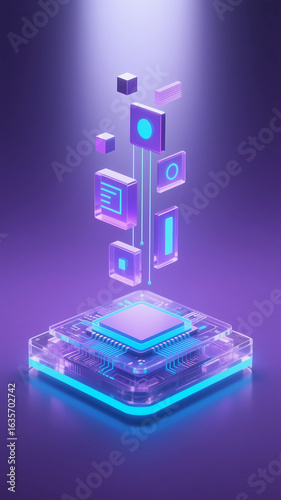 Future three-dimensional technological chip