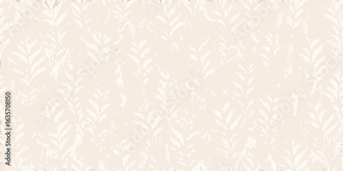 Subtle beige background with vertical leafy pattern