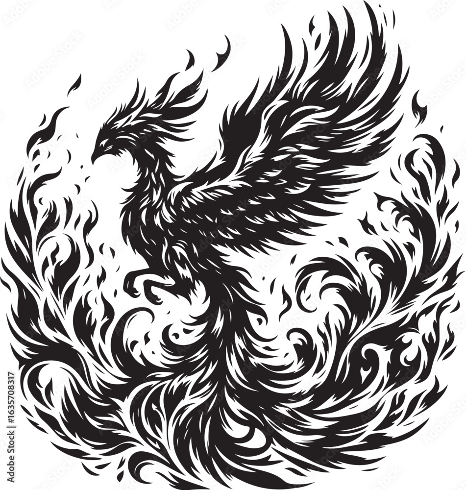 Obraz premium Abstract geometric silhouette shape isolated on transparent background