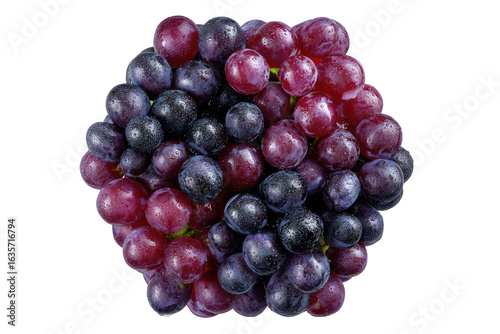 Wallpaper Mural Close-up of a cluster of red and dark purple grapes Torontodigital.ca