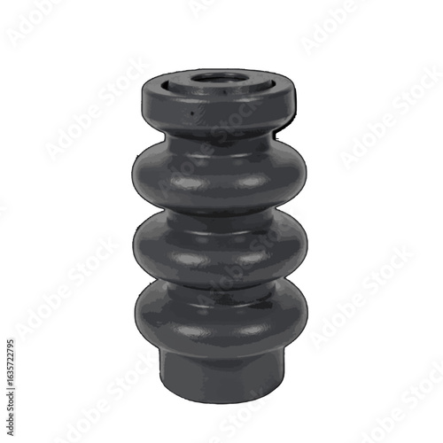 Durable electric fence insulator, essential for safety and stability