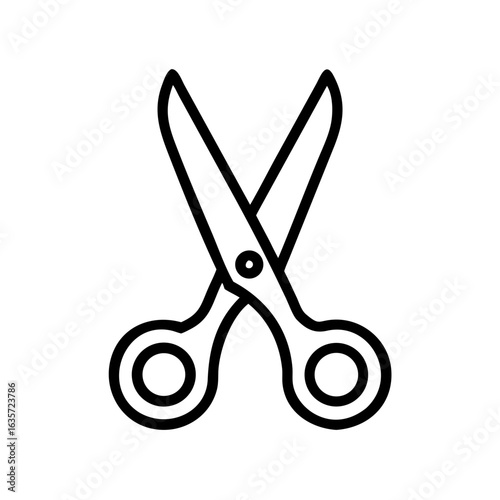 Scissors Icon for Creativity and Crafting Topics