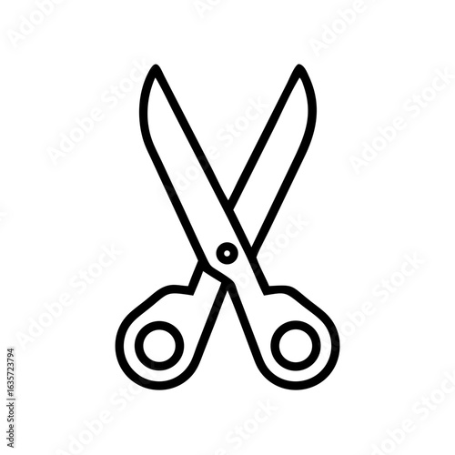 Scissors Icon for Creativity and Crafting Topics